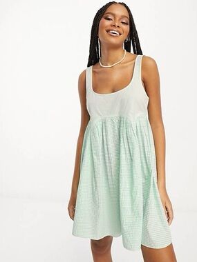 ASOS Mint Green Babydoll Dress – Size 6